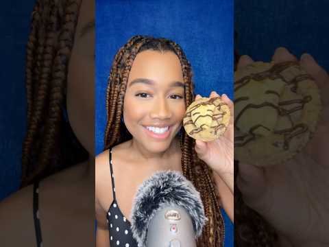 ASMR Rating Crumbl cookies 🍪 @crumbl  #asmr #asmreating #shorts #youtubeshorts #asmrsounds #short