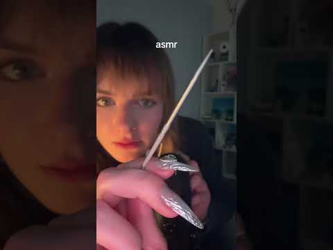 inspecting your face #asmr #layeredsounds #personalattention #relax