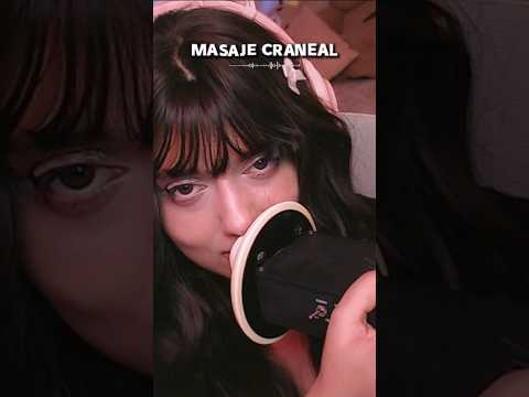 ASMR MASAJE CRANEAL cosquilleo y relajación 💆‍♀️ #asmr