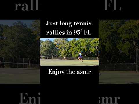 Feels incredible to have long rallies #asmr #tennis