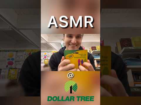 ASMR IN DOLLAR TREE (asmr in public) #shorts #asmr #satisfying
