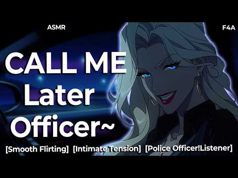 You Pull a Rich CEO Over for a Ticket and Get Her Number Instead~💸| Smooth Flirting | F4A ASMR RP