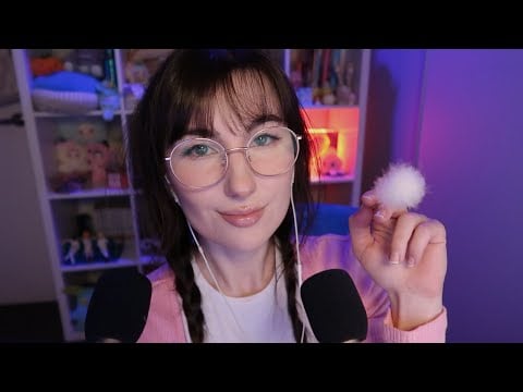 asmr tocando no seu rosto (atenção pessoal, sons da boca e visuais para você dormir) ✨