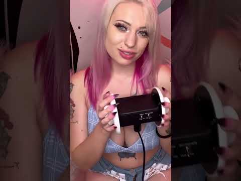 New ear licking vid out now! Comment what you want to see next 😉 #shorts #asmr