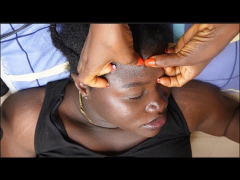 ASMR Satisfying Face Picking with Nails, Soft Whispering For Sleep 😴