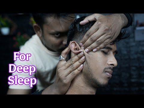 Instant Calm & Stress Relief | ASMR Head Scratching & Forehead Tapping With Ear Massage For Sleep