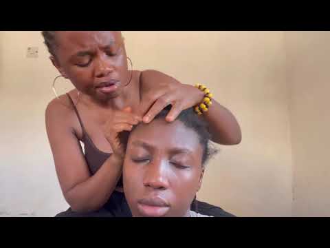 ASMR RELAXING SCALP SCRATCHING AND MASSAGE FOR DEEP SLEEP 😴 