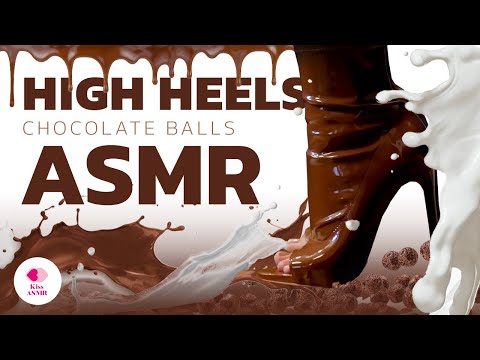 ASMR | Crushing Chocolate Balls with High Heels