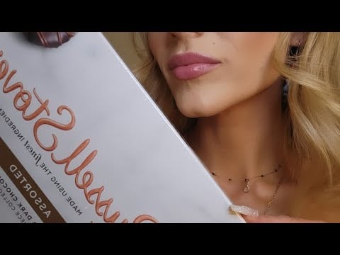 | ASMR | Share a GIANT Box of Chocolates With Me 🍫💝 Chewing, Mouth Sounds, Long Nails, Tapping
