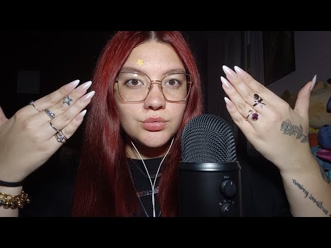 HAND MOVEMENTS, BACINI e MOUTH SOUNDS 😴💜 | ASMR ITA