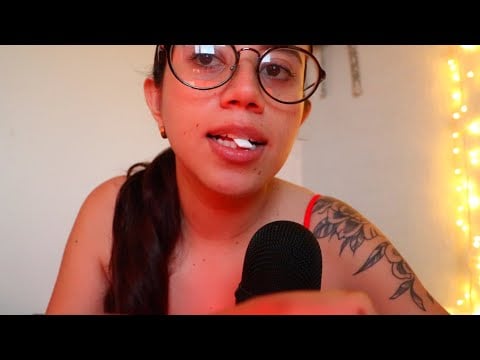 ASMR con chicle + storytime de cuando me tiraron de una moto 🤕
