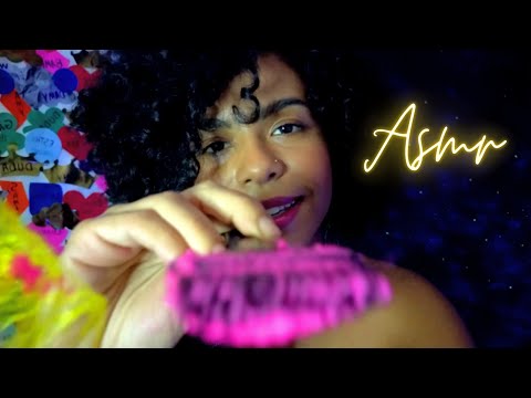 ASMR CABELEREIRA: Dando uma repaginada no seu CABELO - Escova Tintura e CHAPINHA