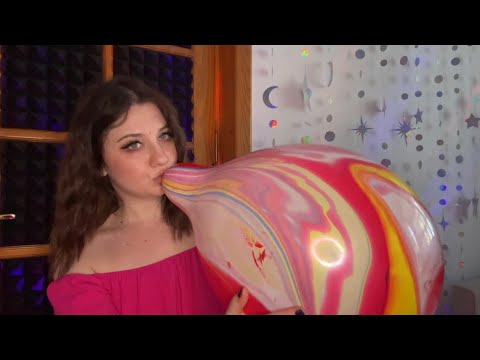 BALLOONS ASMR | Blowing/Popping Balloons + Bonus B2P a MONSTER Balloon 😱