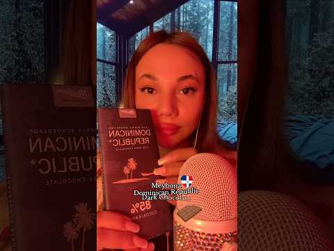 Meybona Dominican Republic Dark Chocolate 🍫 #asmr #hsyasmr #chocolate #asmrmukbang #mukbang