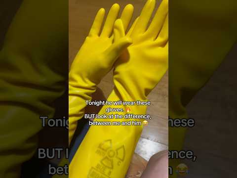 Tonight, we’ll both wearing gloves. #rubbergloves #gloves #medicalexam #glovesounds