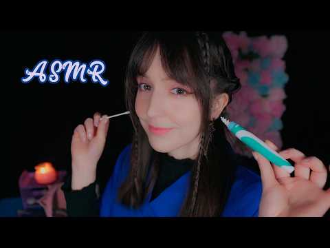 ⭐ASMR Examen, Limpieza y Masaje de Oídos en Español👂[Sub] Binaural, Soft Spoken, Atención Personal💜