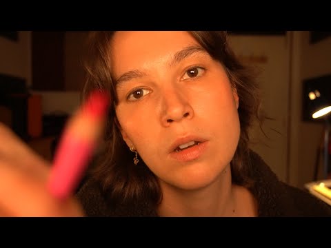 ASMR Inspecting/Measuring/Drawing You (fast-ish)