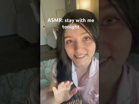 stay with me tonight 🤍#asmr #girlfriendasmr #comfortaudio #sleepaid #whisper