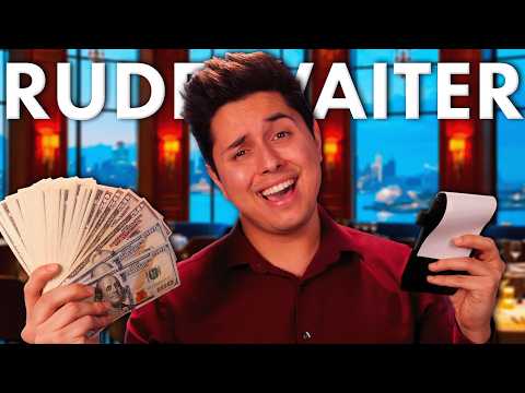 Eating at the FANCIEST New York Restaurant | Rude Smug Waiter ASMR Roleplay