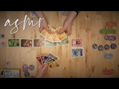 Board Game ASMR | Let's Play Jaipur 🥻🍃 [soft, clicky whispers]