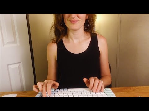 [ASMR] Hotel Check-In Typing Roleplay (soft spoken)