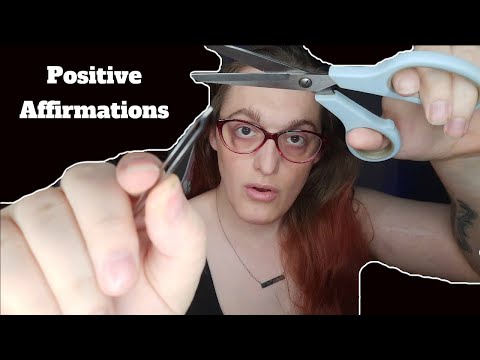 ASMR | Tweezing, Plucking & Removing Stress and Anxiety (Using Positive Affirmations)