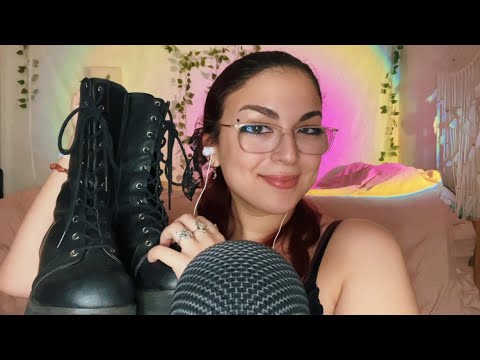 ASMR | tapping & scratching on shoes