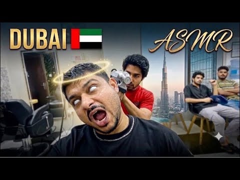 ASMR 😱 $2 72 Pakistan Head Massage in Dubai 🇦🇪🇵🇰 | This Massage Machine Sent Me to moon!
