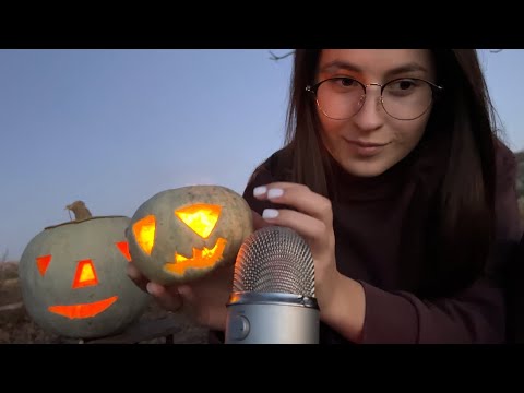 🎃Asmr hallowen Triggers in Village in 1 minute 🎃