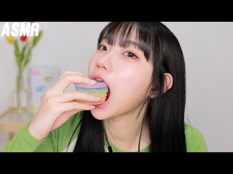 "구미첼 폼 미쳈다" | 바삭한 젤리 먹으면서 수다 ASMR | 구미첼 이팅사운드 ASMR