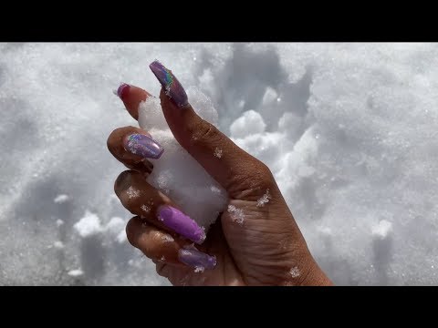 ASMR IN SNOW ⛄️