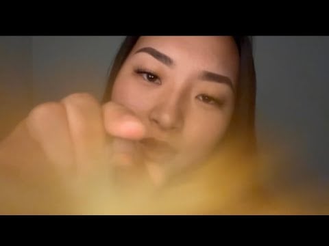 ASMR| Eye Brushing🖌️ & Hand Visuals (Lens Brushing, Soft Repetitive Whispering, Jelly Fish Hands)