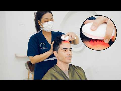 ASMR: Professional Korean Headspa Sends Me to Sleep with a Head Massage and Red Light Therapy