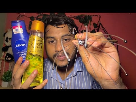Let Me Take Care of You ASMR Ear Cleaning & Head Massage  👂💆‍♂️Personal Attention