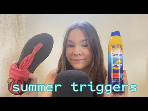 summer triggers~annaASMR ☀️