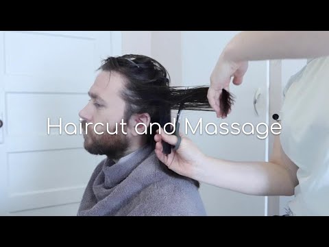 Scalp Check, Haircut, Shave and Head Massage - Real Person ASMR