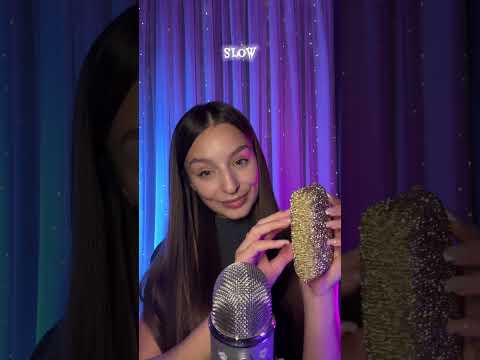Fast or slow asmr? 😱 #asmr #relax #asmrtriggers #visualtingle