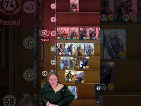 LOL I HATE THIS GAME UNTIL I LOVE IT #gwent #thewitcher3 #funny #clipped