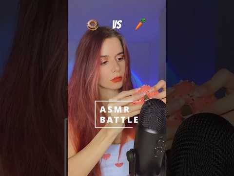 ASMR Battle 🍩 VS 🥕