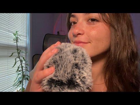 ASMR | trying my new fluffy mic