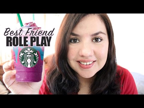 ASMR BEST FRIEND 🦄 UNICORN Frappuccino 🦄 Soft Talk Role Play