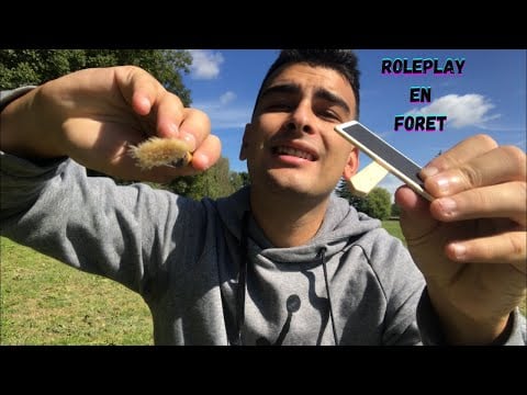 ASMR Roleplay Construction Cabane en forêt 🌳