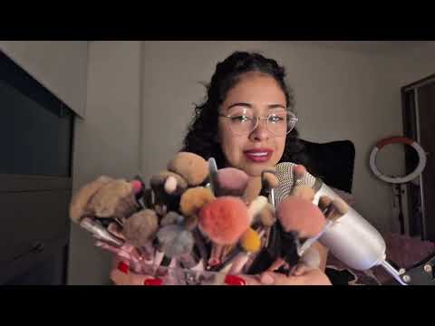 ASMR \ SONIDOS CON BROCHAS RELAJANTE
