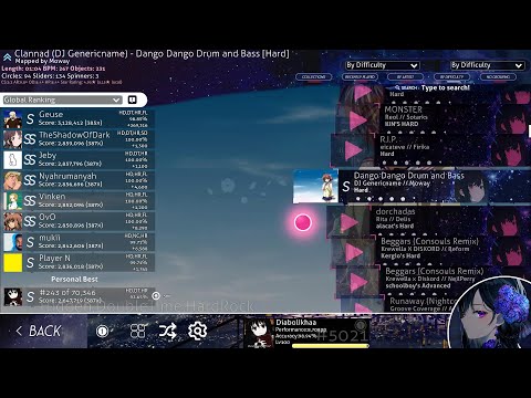 Dango Dango Drum and Bass [Hard] +HDDTHR 93.65% FC