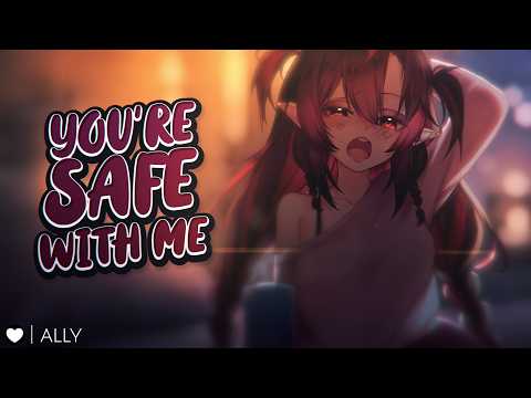 ASMR || "It's Time To Sleep..." Your Cute Girlfriend Takes Care Of You After A Nightmare [Wholesome]