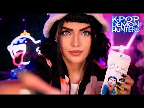 Kpop Demon Hunters ASMR | Zoey is Your Girlfriend - Helping You Relax | Polytrix 💎