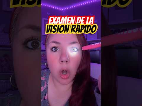 Examen de la vista para dormir rápido #asmr