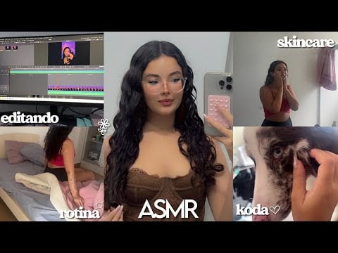 ASMR VLOG: UM DIA COMIGO 🌷 minha rotina, trabalho, edição… 
