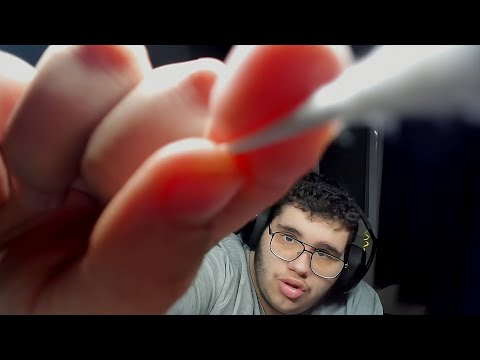 ASMR ESPAÑOL | Visual Tocando tu carita + Mouth Sounds