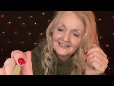 ASMR Your Mom Does Your Makeup for Your Office Christmas Party Whispered Role-play